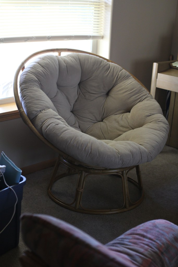 Kevin's papasan chair